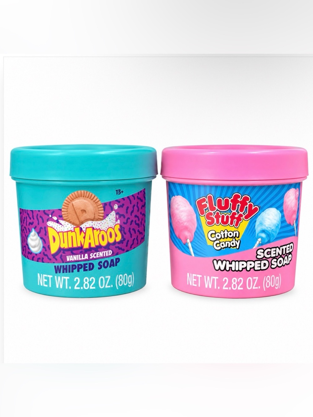 Dunkaroos & Cotton Candy Whipped Soaps - Sealed - Set of 2